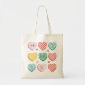 Romantische Valentijn's Day Canvas tas - Schattige (Voorkant)