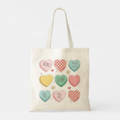 Romantische Valentijn's Day Canvas tas - Schattige (Achterkant)