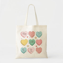 Romantische Valentijn's Day Canvas tas - Schattige