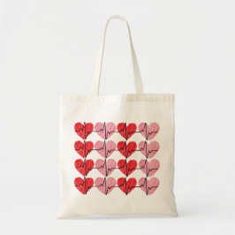 Romantische Valentijn's Day Canvas tas - Schattige
