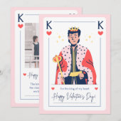 Romantische Valentijn's Day Kaart (Voorkant / Achterkant)