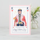 Romantische Valentijn's Day Kaart (Staand voorkant)