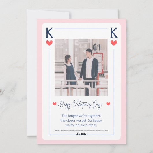 Romantische Valentijn's Day Kaart (Achterkant)