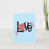 Romantische Valentijn's Day Kaart Gepersonaliseerd (Voorkant)