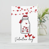 Romantische Valentijn's Day Kaart | Persoonlijke l (Staand voorkant)