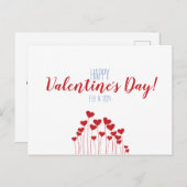 Romantische Valentijnsdag Briefkaart (Voorkant / Achterkant)