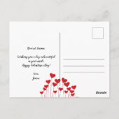 Romantische Valentijnsdag Briefkaart (Achterkant)