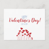 Romantische Valentijnsdag Briefkaart (Voorkant)