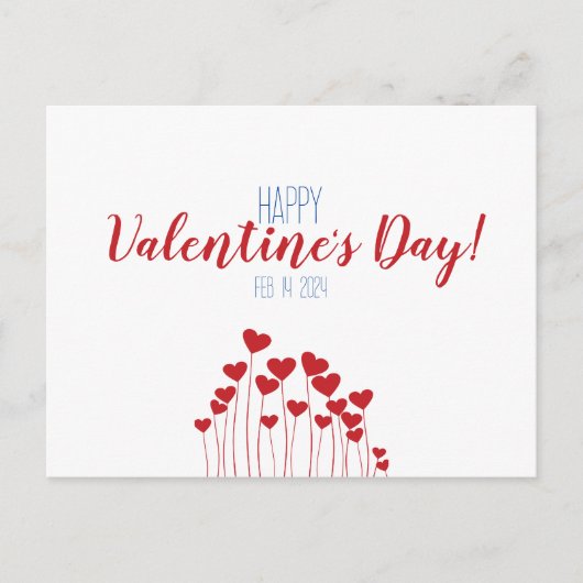 Romantische Valentijnsdag Briefkaart (Voorkant)