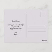 Romantische Valentijnsdag Briefkaart (Achterkant)