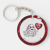  romantische Valentijnsdag hart Sleutelhanger (Voorkant)