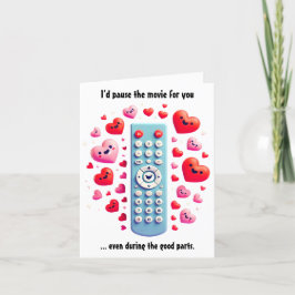 Romantische Valentijnsdag | Ik zou de film even pa Feestdagen Kaart