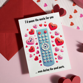 Romantische Valentijnsdag | Ik zou even de film pa Feestdagenkaart