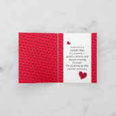 Romantische Valentijnsdag kaart (Binnen)
