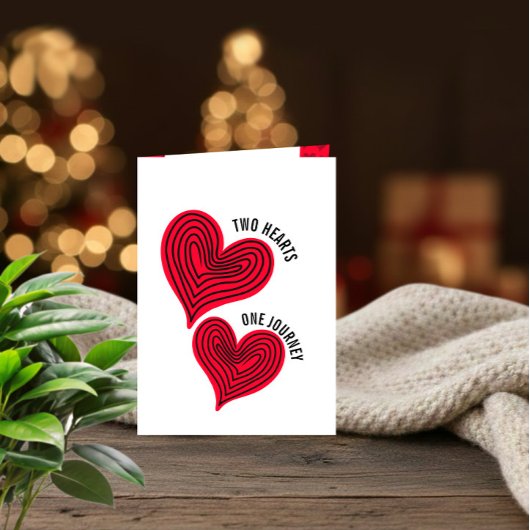 Romantische Valentijnsdag kaart