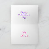 Romantische Valentijnsdag Kaart Harten Kiss Lippen (Binnen)