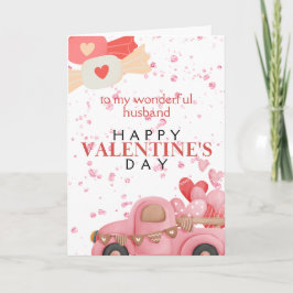 Romantische Valentijnsdag kaart voor man