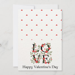 Romantische Valentijnsdag Kaart voor uw geliefde