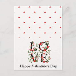 Romantische Valentijnsdag Kaart voor uw geliefde