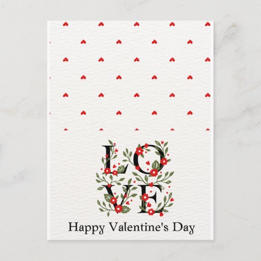 Romantische Valentijnsdag Kaart voor uw geliefde (Voorkant)