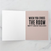 ROMANTISCHE VALENTIJNSDAG KAART VOOR VROUW OF SCHO (Binnen)