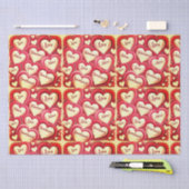 Romantische Valentijnsdag met een hartthema Tissuepapier (Craft)