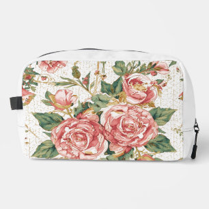 Romantische Valentijnsdag met Mooie Rozen,Roze Toilettasje