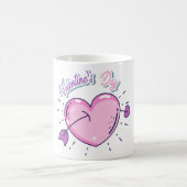Romantische Valentijnsdag Mok | Gepersonaliseerde  (Center)