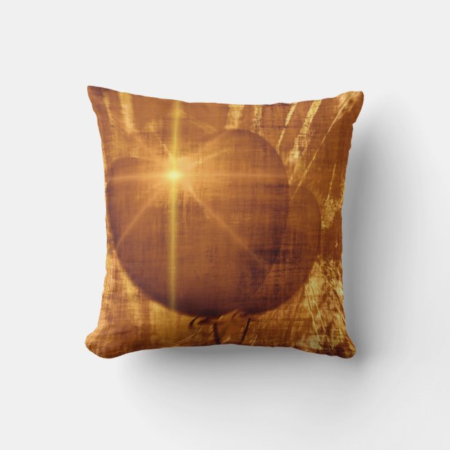 Romantische Valentijnsdag Rays of Love Buitenkussen (Voorkant)