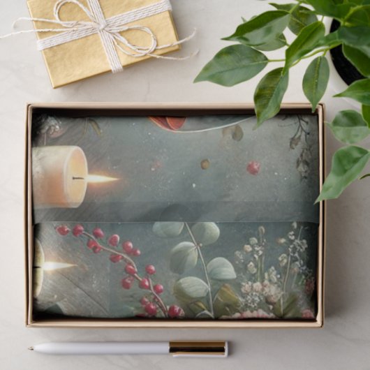 Romantische Valentijnsdag Rozen Wijnweefsel Papier (Geschenk)