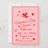 Romantische Valentijnsdag Uitnodiging (Voorkant)