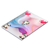 Romantische Valentijnsdag Wallpaper - digitale kun Notitieboek (Linkerzijde)