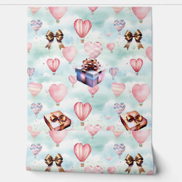 Romantische Valentijnsdag Wallpaper - liefde kunst Behang