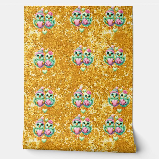 Romantische Valentijnsdag Wallpaper - Love-Themd Behang (Afrollen)