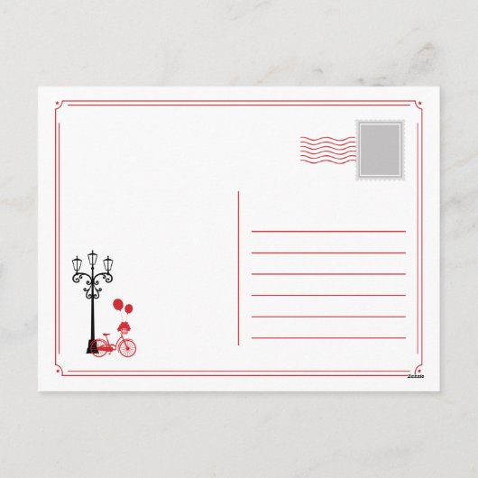 Romantische Valentijnsdag wenskaart Feestdagenkaart (Achterkant)