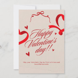 Romantische Valentijnsdagkaart – Elegant liefdeson