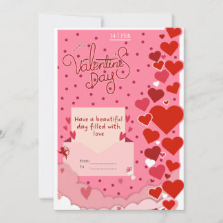 Romantische Valentijnsdagkaart Feestdagenkaart