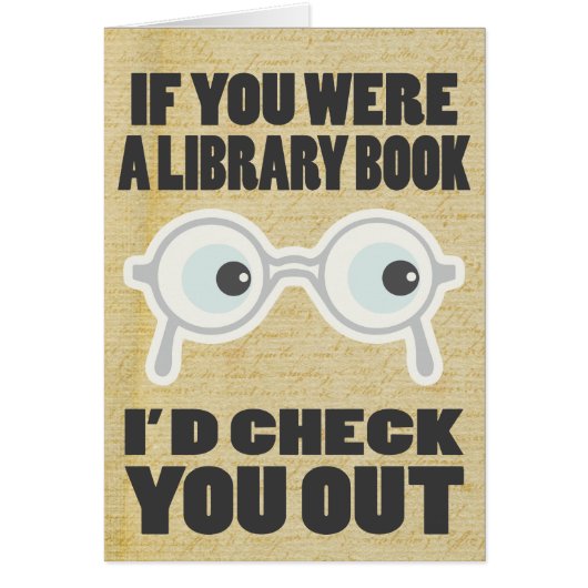 Romantische Valentijnse Boek Lovers Wenskaart (Voorkant)