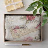 Romantische Valentijnse Decoupage Rozen Hearts Let Tissuepapier (Geschenk)