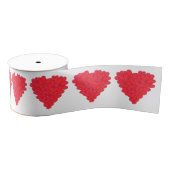 Romantische Valentijnse liefde hart Grosgrain Lint (Spoel)