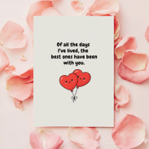 Romantische Valentijnskaart voor koppels cadeau