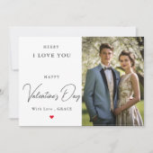 Romantische Valentijnskaart voor man Feestdagenkaart (Voorkant)