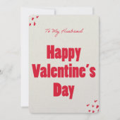 Romantische Valentijnskaart voor man Feestdagenkaart (Voorkant)