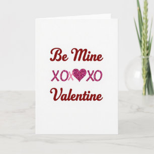 Romantische Valentijnskaart Xoxo Kaart