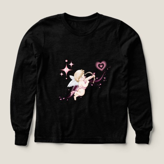 Romantische Valentijnskunst met roze hartgloed (Voorkant)