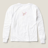 Romantische Valentijnskunst met roze hartgloed (Achterkant)