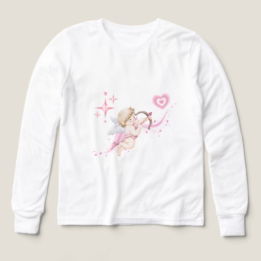 Romantische Valentijnskunst met roze hartgloed (Voorkant)