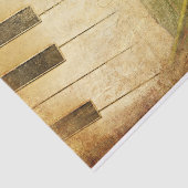 Romantische  vel muziek met Roos-tapeband Tissuepapier (Detail)