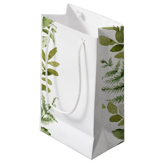 Romantische veld bloem bruiloft gunst geschenk tas klein cadeauzakje (Voorkant Gekanteld)