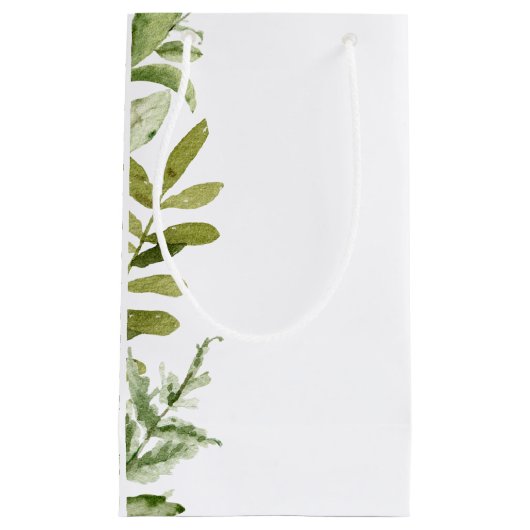 Romantische veld bloem bruiloft gunst geschenk tas klein cadeauzakje (Voorkant)